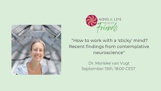 MLE Friends webinar: "How to work with the ‘sticky’ mind?" with Dr. Marieke van Vugt