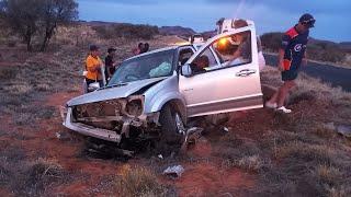 Accident on the N8 near Griekwastad in South Africa