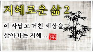 [지혜로운 삶 #2] - 이 사납고 거친 세상을 살아가는 지혜