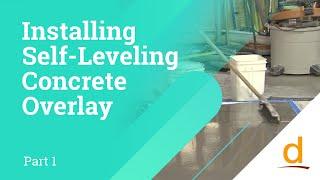 How to Install Self-leveling Concrete Overlay - Part 1