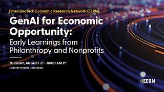 GenAI for Economic Opportunity: Early Learnings from Philanthropy and Nonprofits