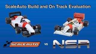 Comparing the ScaleAuto and NSR F1 1/32 scale slot cars