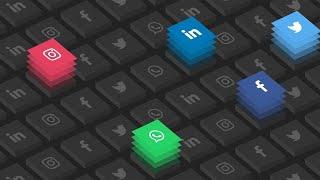 CSS tutorial to make social media icons hover effect | CSS animation on social media icons