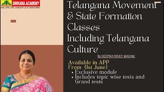 OVER VIEW OF TELANGANA MOVEMENT AND STATE FORMATION