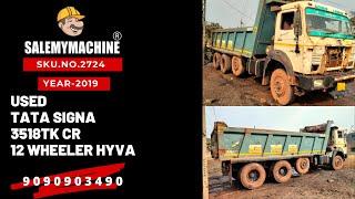 USED HYVA FOR SALE l USED TATA SIGNA 3518TK CR, 12 WHEELER HYVA FOR SALE l SALEMYMACHINE