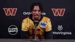 QB Jayden Daniels Speaks to the Media After Wednesday's Practice | Washington Commanders