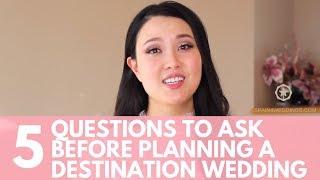 Tips for your wedding in Spain: 5 Questions to ask before planning a destination wedding