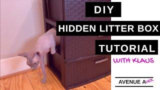 DIY Best Hidden Litter Box Tutorial