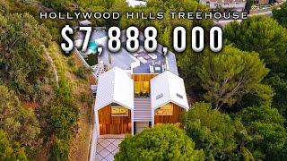 Inside a $7,888,000 Luxury TREE HOUSE in Hollywood Hills, California