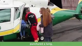 Great North Air Ambulance Service Patient Stories - Abi Law