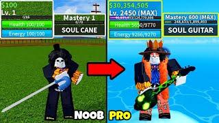 Beating Blox Fruits as Brook! Lvl 1 to Max Lvl Noob to Pro in Blox Fruits!