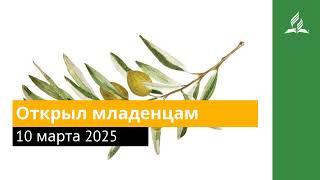 10 марта 2025. Открыл младенцам. Под сенью благодати | Адвентисты