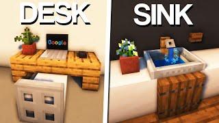 Minecraft: 20 Interior Furniture Designs & Ideas!