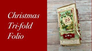 Christmas Tri-fold Folio