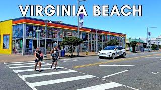 Virginia Beach Driving Tour, Virginia, USA - 4K