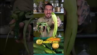 Zero waste cucumber peel #shorts