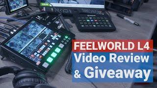 FEELWORLD L4 Video Switcher Full Review and Giveaway! Unlock Your Creativity