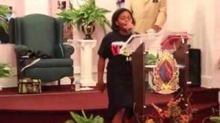 12 Year Old Janisja Carmon Preaching!