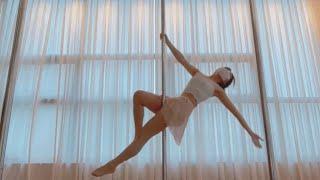 [Pole dance] #폴라워 폴댄스 입문 6일차 | 폴싯 P포즈 엉터리 | 내 허벅지 구해줘 | #shorts