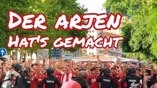 Bayern Fan Song "Der Arjen hat's gemacht" | Fanmarsch in Madrid | Champions League Halbfinale 2024