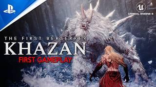 THE FIRST BERSERKER KHAZAN First Gameplay Demo | New Action RPG like BLACK MYTH WUKONG coming to PS5