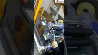 Yarı Otomatik Silindirik Etiket Etiketleme Makinası-Semi-Automatic Cylindrical Label Labeling Machin