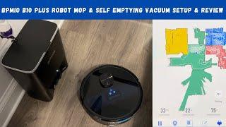 BPMIO B10 Plus Robot Mop & Self Emptying Vacuum Setup & Review