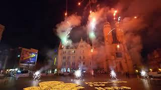 Feuerwerk zum Lichterfest in Halle 2024