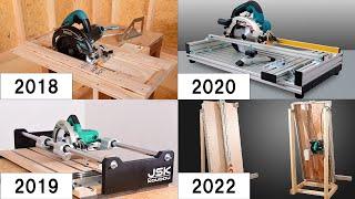 History of JSK-koubou's circular saw slide guide 2018-2022