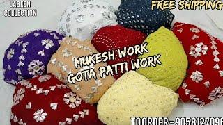 ORIGINAL MUKESH WORK & GOTA PATTI SUITS  || BOTH || GRAB FAST || LIMITED STOCK ||ORIGINAL PAKISTANI