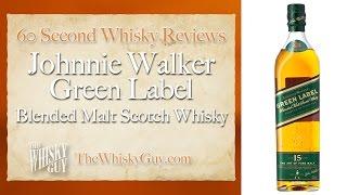 Johnnie Walker Green Label Blended Malt Scotch Whisky - 60 Second Whisky Review #070