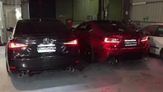 Lexus GS F vs. Lexus RC F Rev Battle - Armytrix