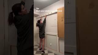Laundry room reno build a peg rail #diy #tips #hacks #home