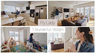 Die AUFRÄUMROUTINE für Eilige | ERSTE wöchentliche FLyLady Routine | 160qm in 1 STD | Mein Einstieg