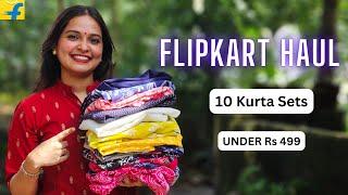 10 Flipkart Kurta Sets Under Rs 499 | Affordable Dailywear