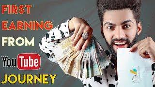 My youtube FIRST INCOME VLOG 6 | Youtube JOURNEY | how much MONEY | PARTY