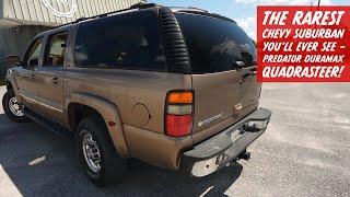 The RAREST Chevy Suburban You’ll Ever See – Predator Duramax Quadrasteer!