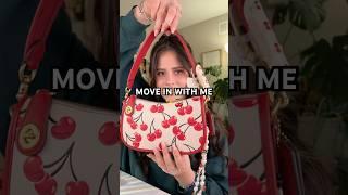 MOVE INTO MY CHERRY COACH BAG (خیلی دوستش دارم) #یوتیوب شورت #شورت #کیف مربی