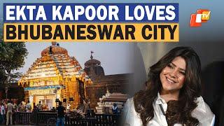 Ekta Kapoor Visits Lingaraj Temple In Bhubaneswar; Says She Would Love To Come Back To City Again