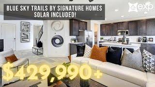 Blue Sky Trails by Signature Homes SOLAR INCLUDED Southwest Las Vegas New Construction Homes Tour