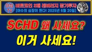 [BITX 장기투자] SCHD 왜? 사세요? 이거 사세요! [경제적자유ㅣ확실한 노후준비ㅣ야심매매법]