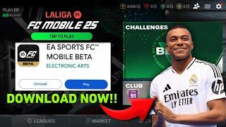 HOW TO DOWNLOAD & PlAY FC MOBILE 25 BETA | NEW GAMEPLAY & FEATURE FC MOBILE 25!