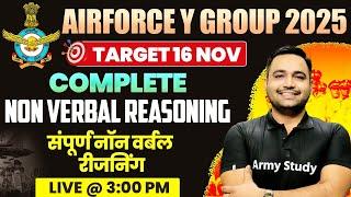 Airforce Y Group 2024 | Complete Non Verbal Reasoning | Airforce Reasoning Class