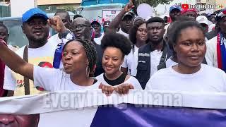 NPP Super Walk in Accra Today - Wow  Watch How No. 1 BAWUMIA Team Showcased Their Supremacy