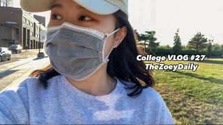 [DAILY VLOG #27]在美國紐約開學的第一天！看橄欖球、領車 、溜溜滑板| College Vlog