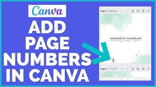 Canva Tutorial 2022: How to Add/Insert Page Numbers in Canva?