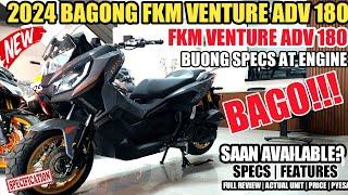 2024 FKM VENTURE ADV 180 | ANG BAGONG ADVENTURE SCOOTER NG FEKON FULL SPECS