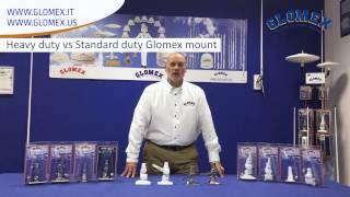 Glomex Heavy duty vs Standard duty mount for marine antennas