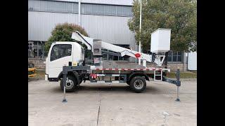 Telescopic Bucket Truck produced in our factory