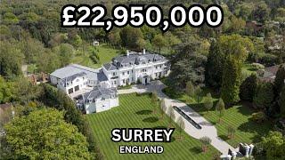 £22,950,000 Surrey Mansion w Pool | England Real Estate